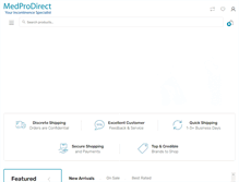 Tablet Screenshot of medprodirect.net